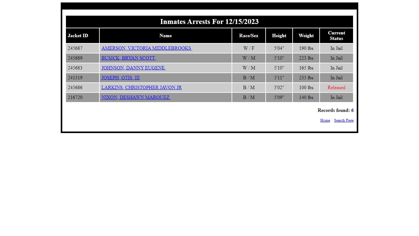 BSO Inmate Master - co.bibb.ga.us